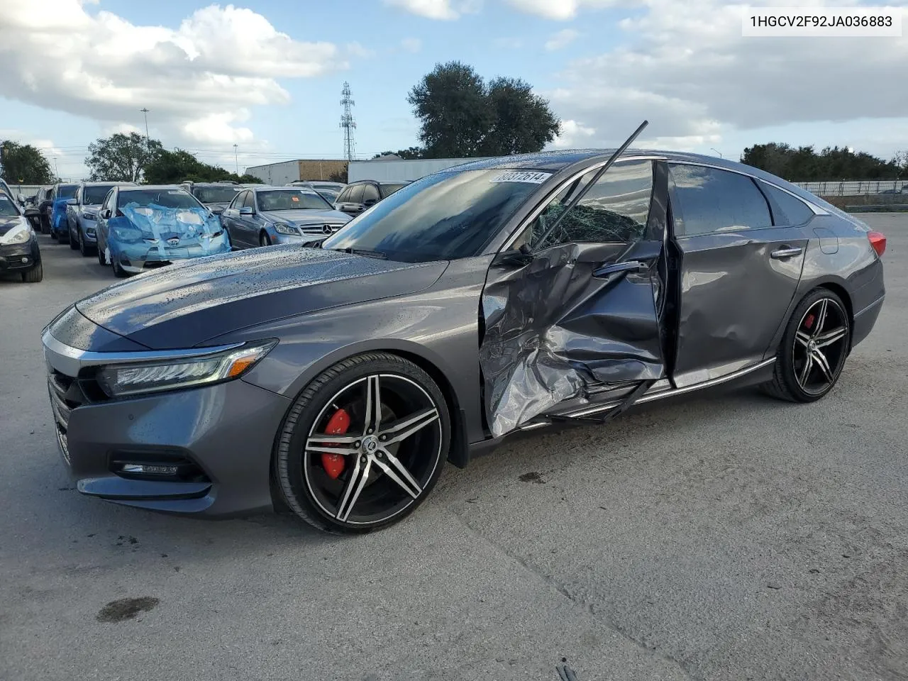 2018 Honda Accord Touring VIN: 1HGCV2F92JA036883 Lot: 80372614