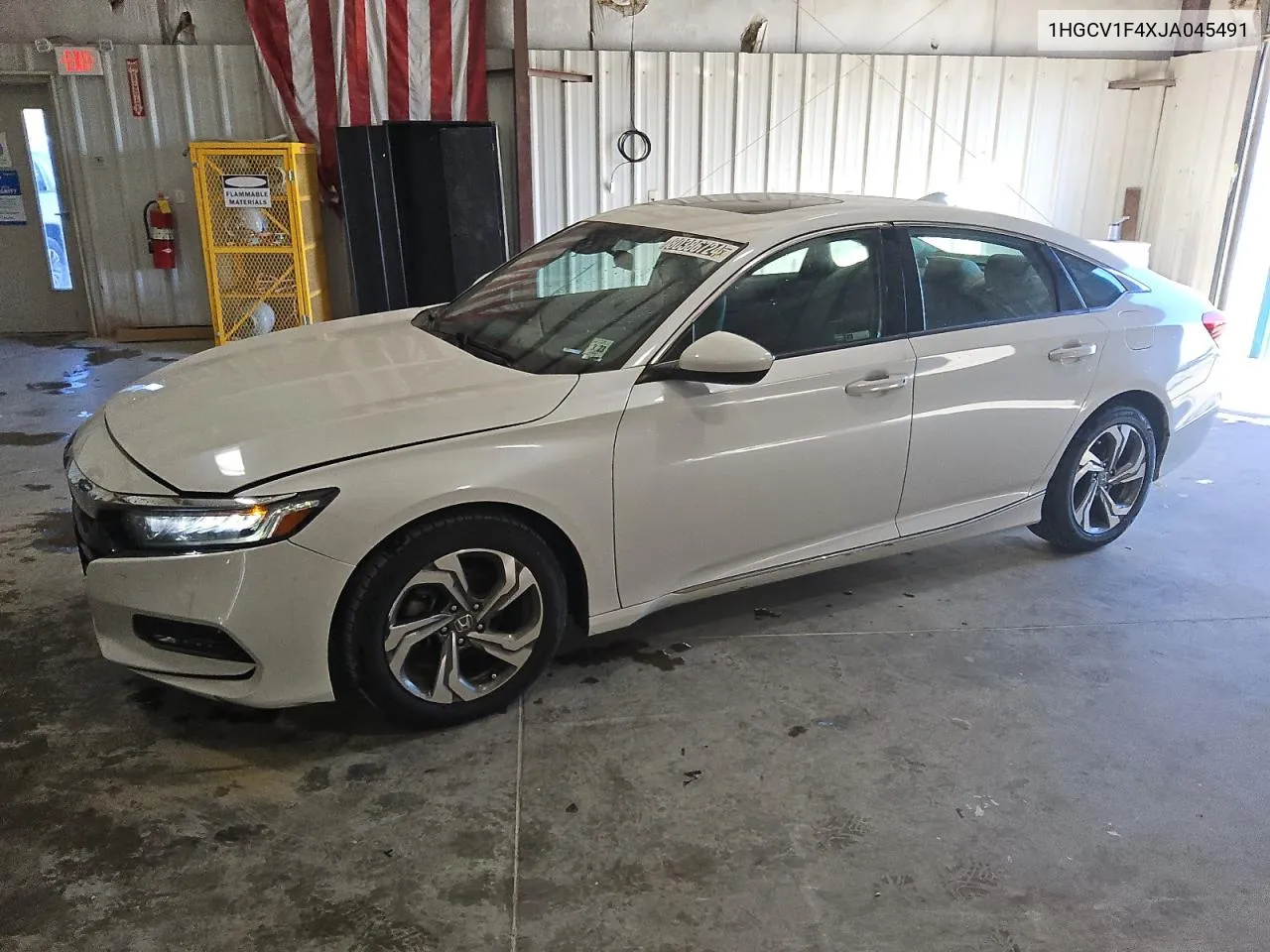 2018 Honda Accord Ex VIN: 1HGCV1F4XJA045491 Lot: 80386724