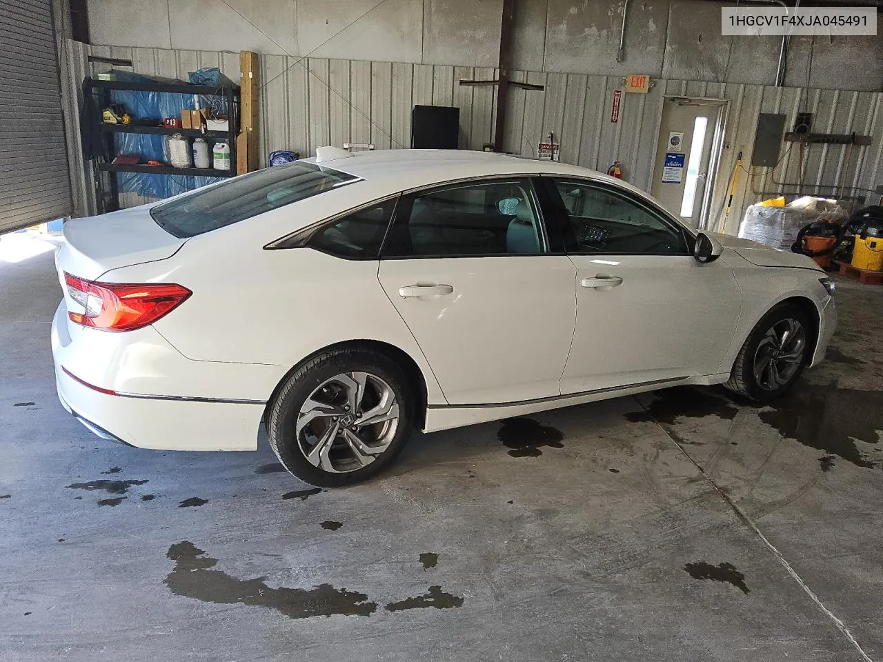 2018 Honda Accord Ex VIN: 1HGCV1F4XJA045491 Lot: 80386724