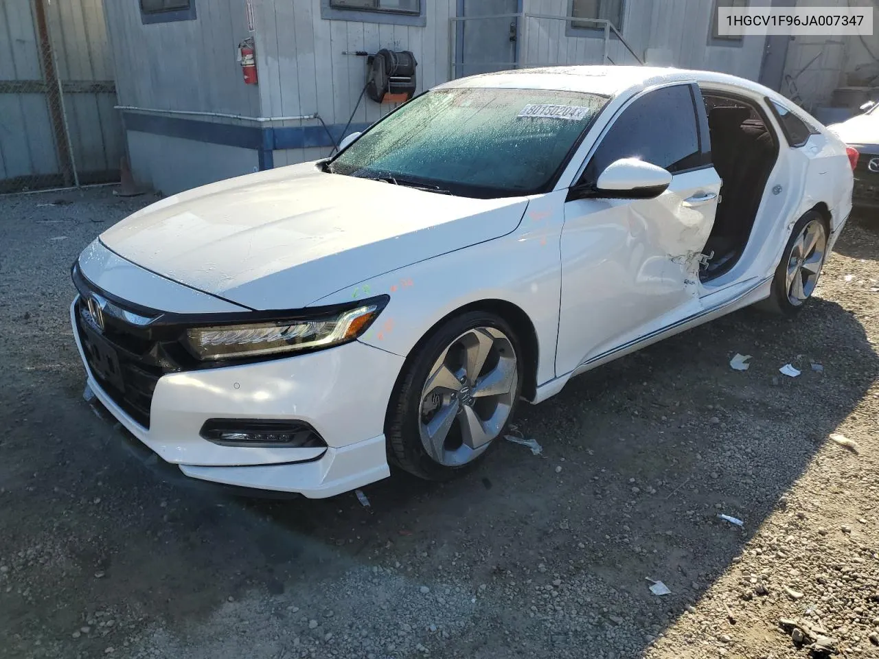 2018 Honda Accord Touring VIN: 1HGCV1F96JA007347 Lot: 80781644