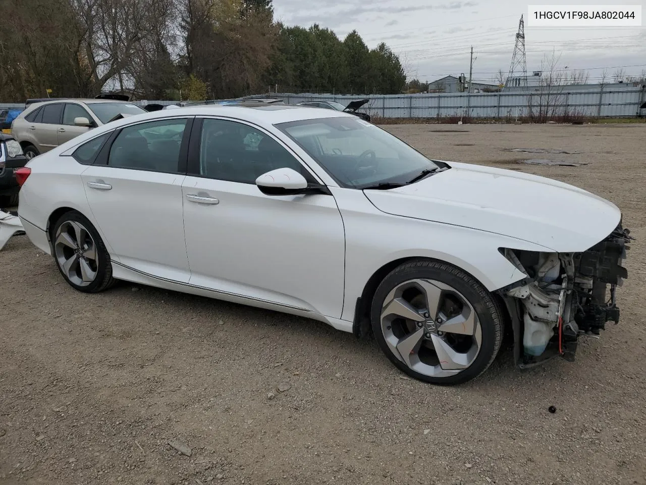 2018 Honda Accord Touring VIN: 1HGCV1F98JA802044 Lot: 80872564