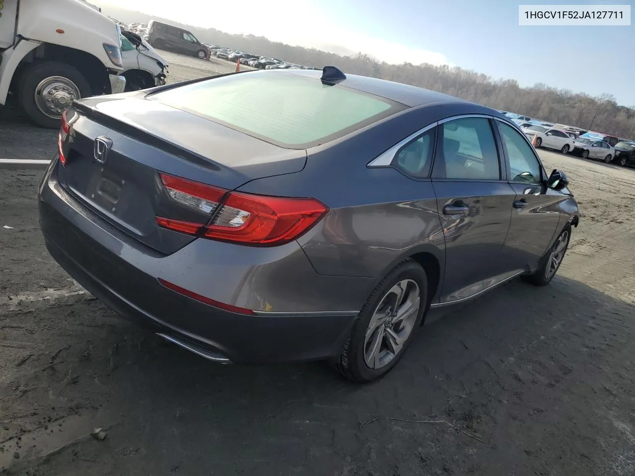 2018 Honda Accord Exl VIN: 1HGCV1F52JA127711 Lot: 80978604