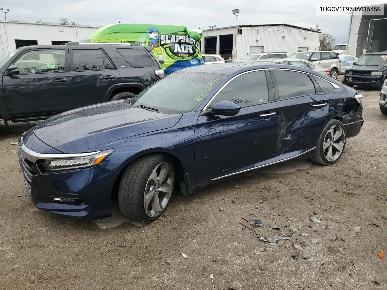 2018 Honda Accord Touring VIN: 1HGCV1F97JA015456 Lot: 81227764