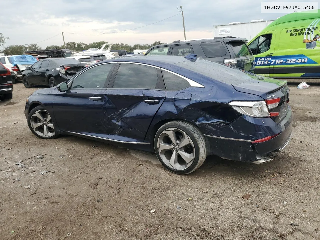 2018 Honda Accord Touring VIN: 1HGCV1F97JA015456 Lot: 81227764