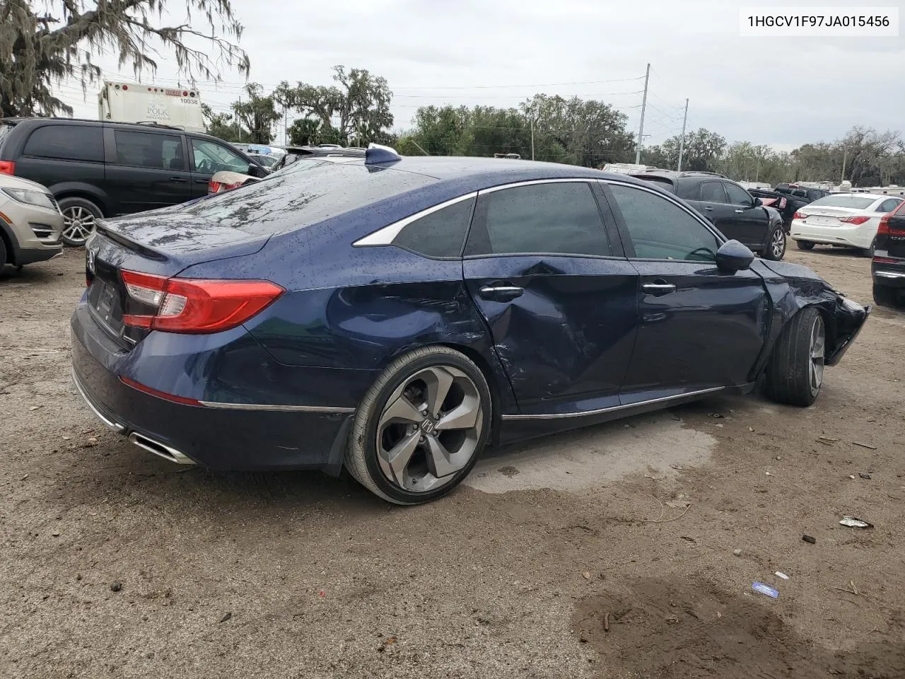 2018 Honda Accord Touring VIN: 1HGCV1F97JA015456 Lot: 81227764