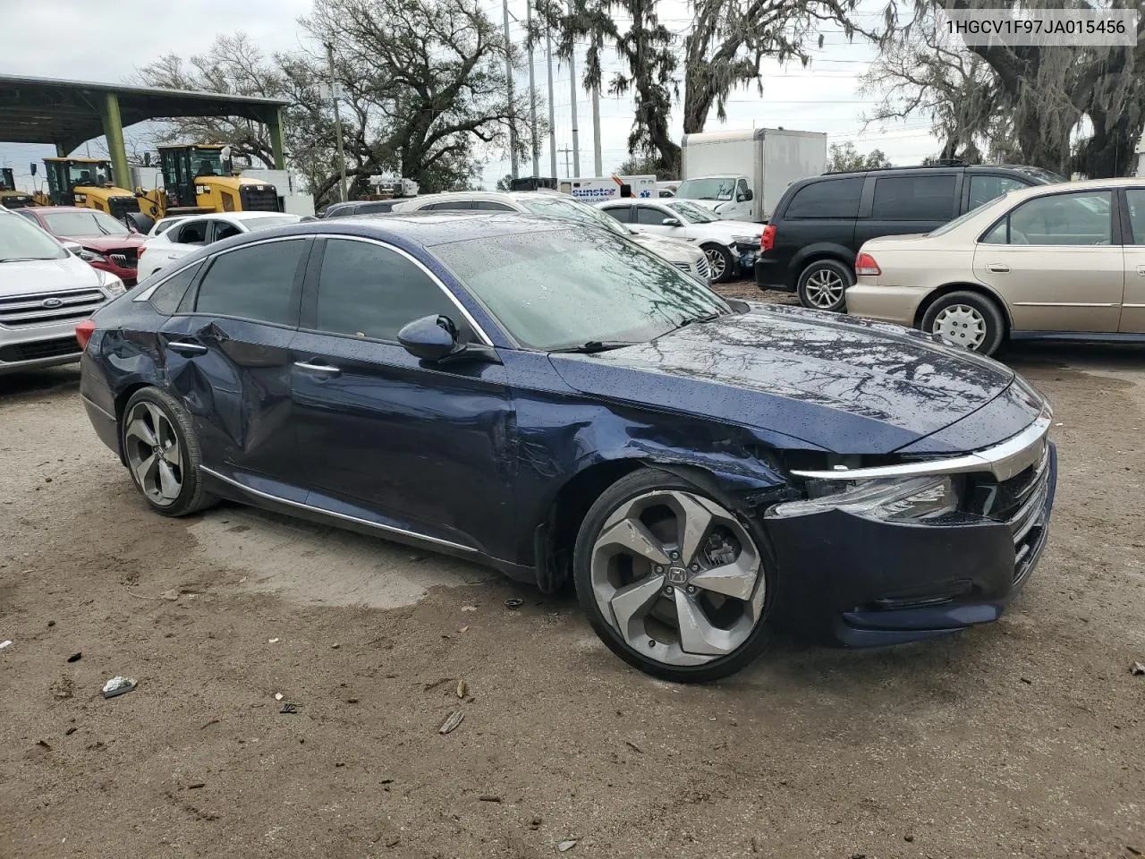 2018 Honda Accord Touring VIN: 1HGCV1F97JA015456 Lot: 81227764