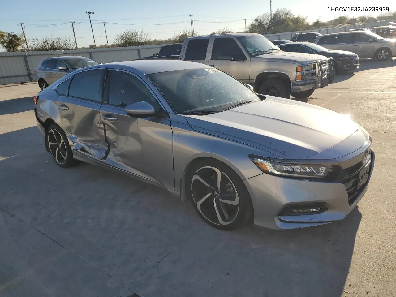 2018 Honda Accord Sport VIN: 1HGCV1F32JA239939 Lot: 81316534