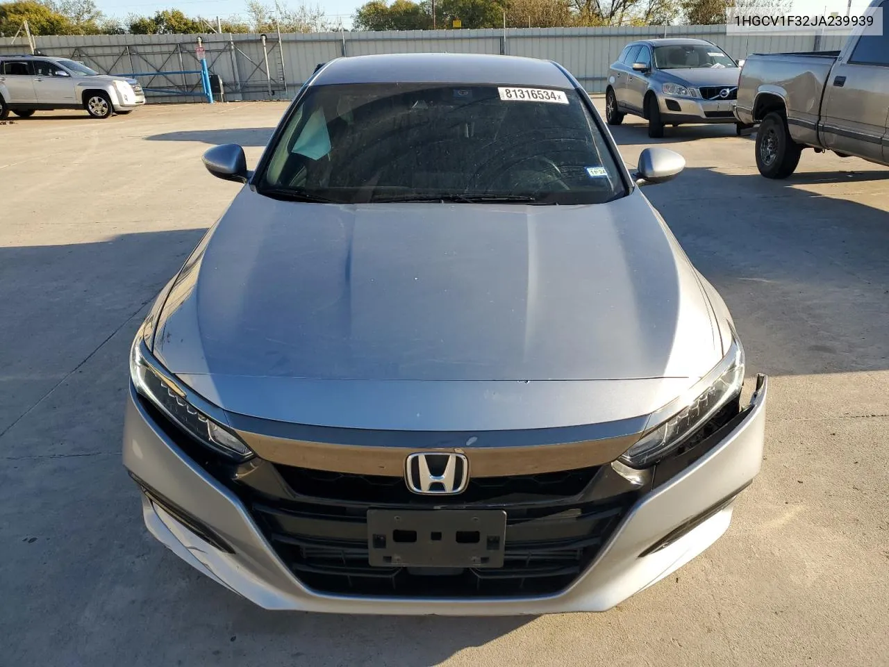 2018 Honda Accord Sport VIN: 1HGCV1F32JA239939 Lot: 81316534