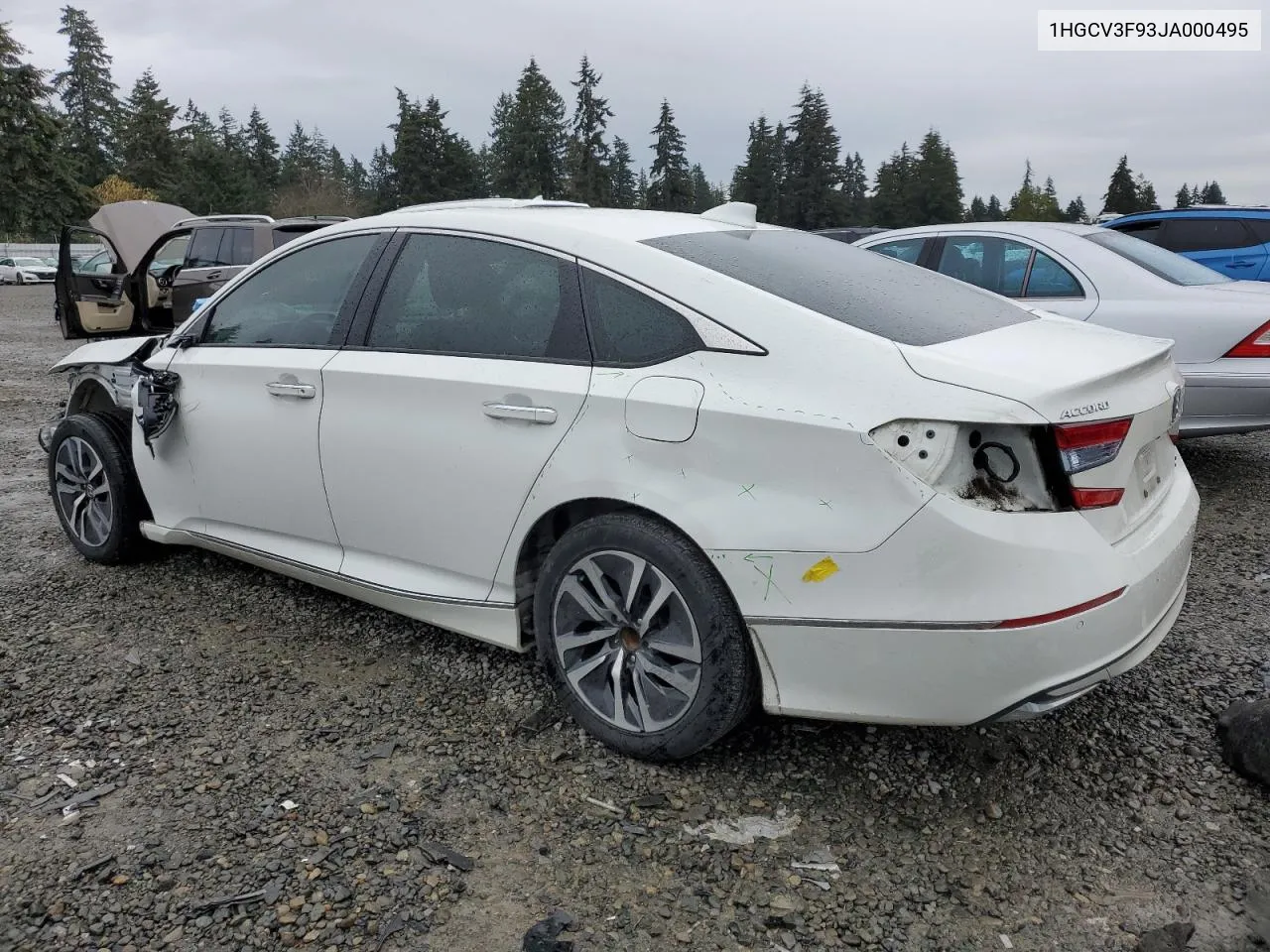 2018 Honda Accord Touring Hybrid VIN: 1HGCV3F93JA000495 Lot: 81380644