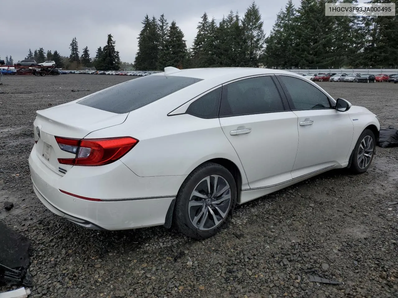 2018 Honda Accord Touring Hybrid VIN: 1HGCV3F93JA000495 Lot: 81380644