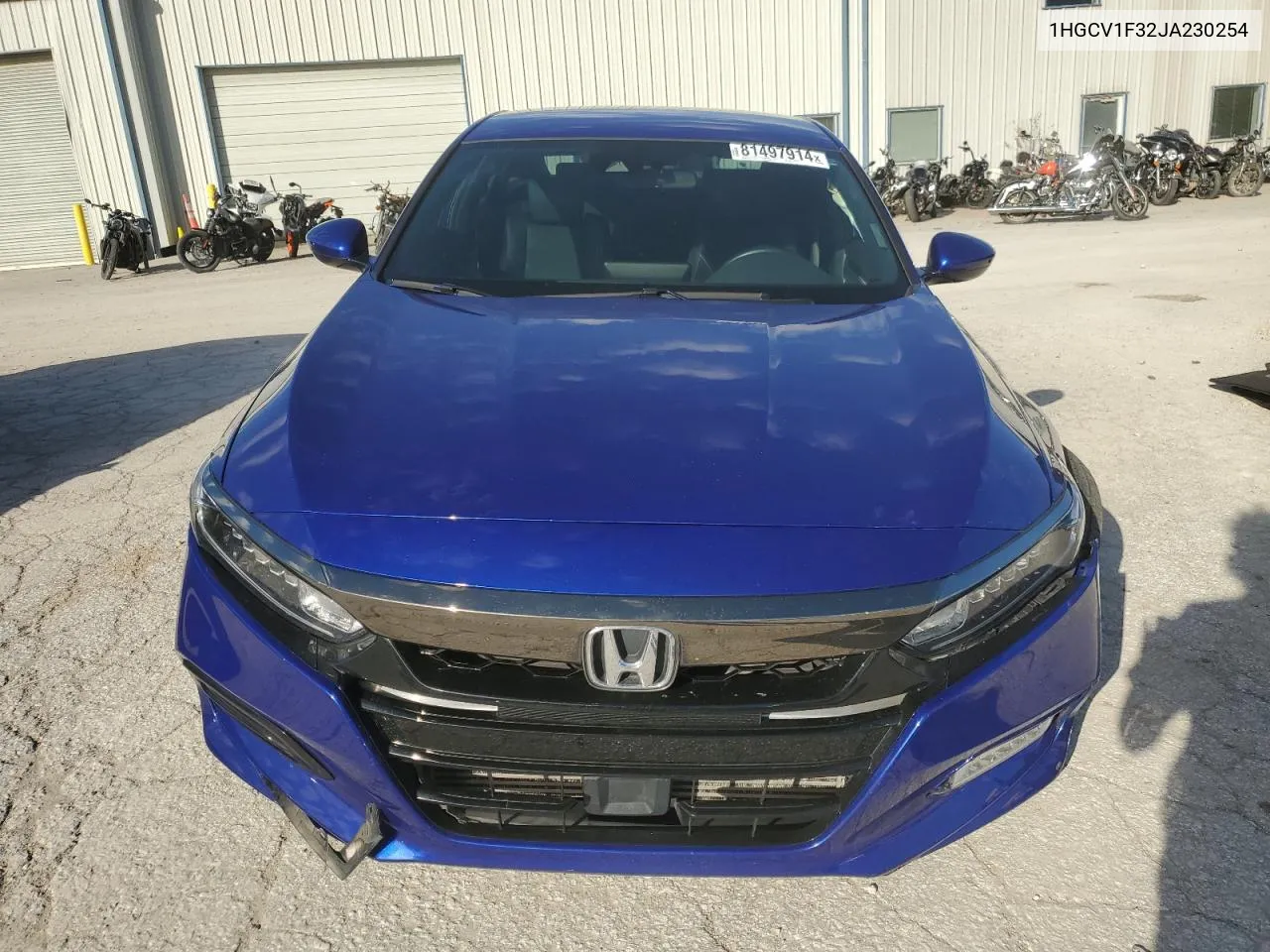 2018 Honda Accord Sport VIN: 1HGCV1F32JA230254 Lot: 81497914