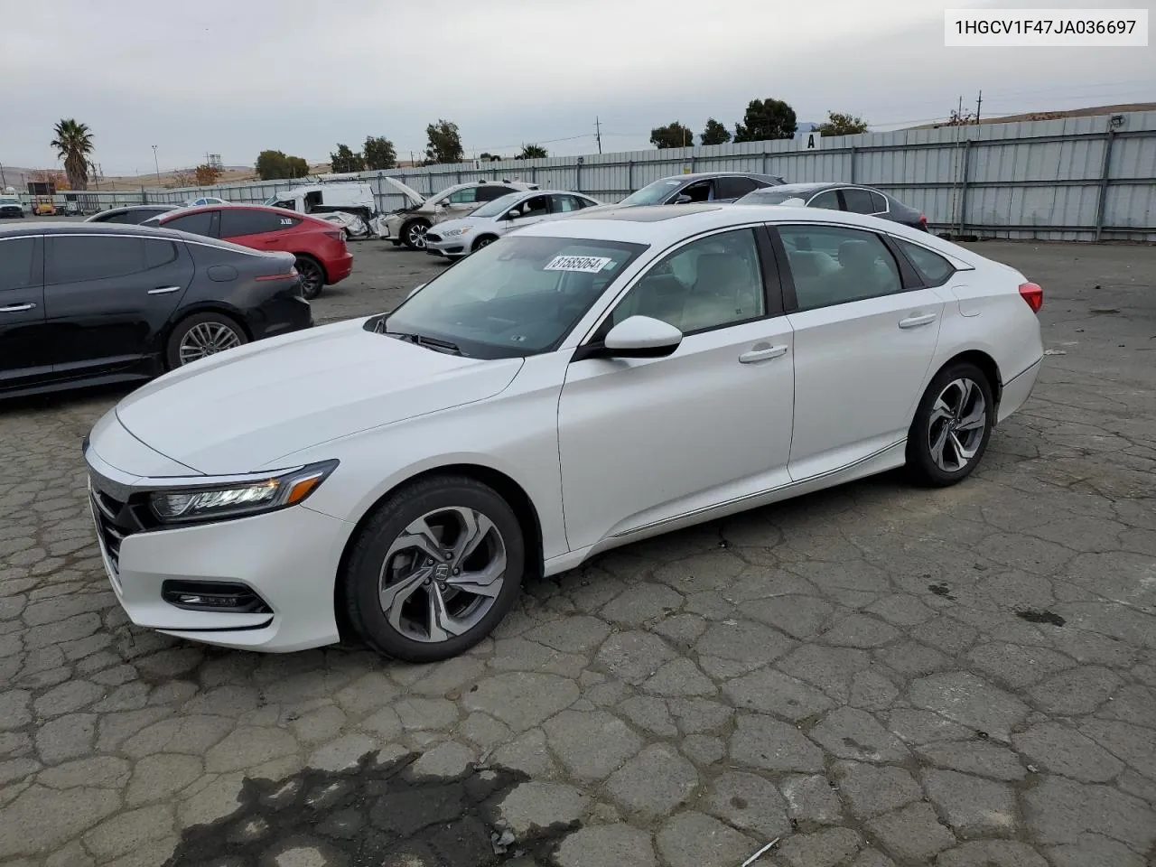 2018 Honda Accord Ex VIN: 1HGCV1F47JA036697 Lot: 81585064