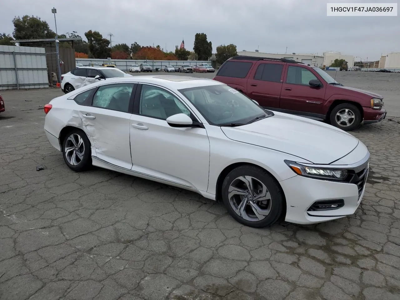 2018 Honda Accord Ex VIN: 1HGCV1F47JA036697 Lot: 81585064