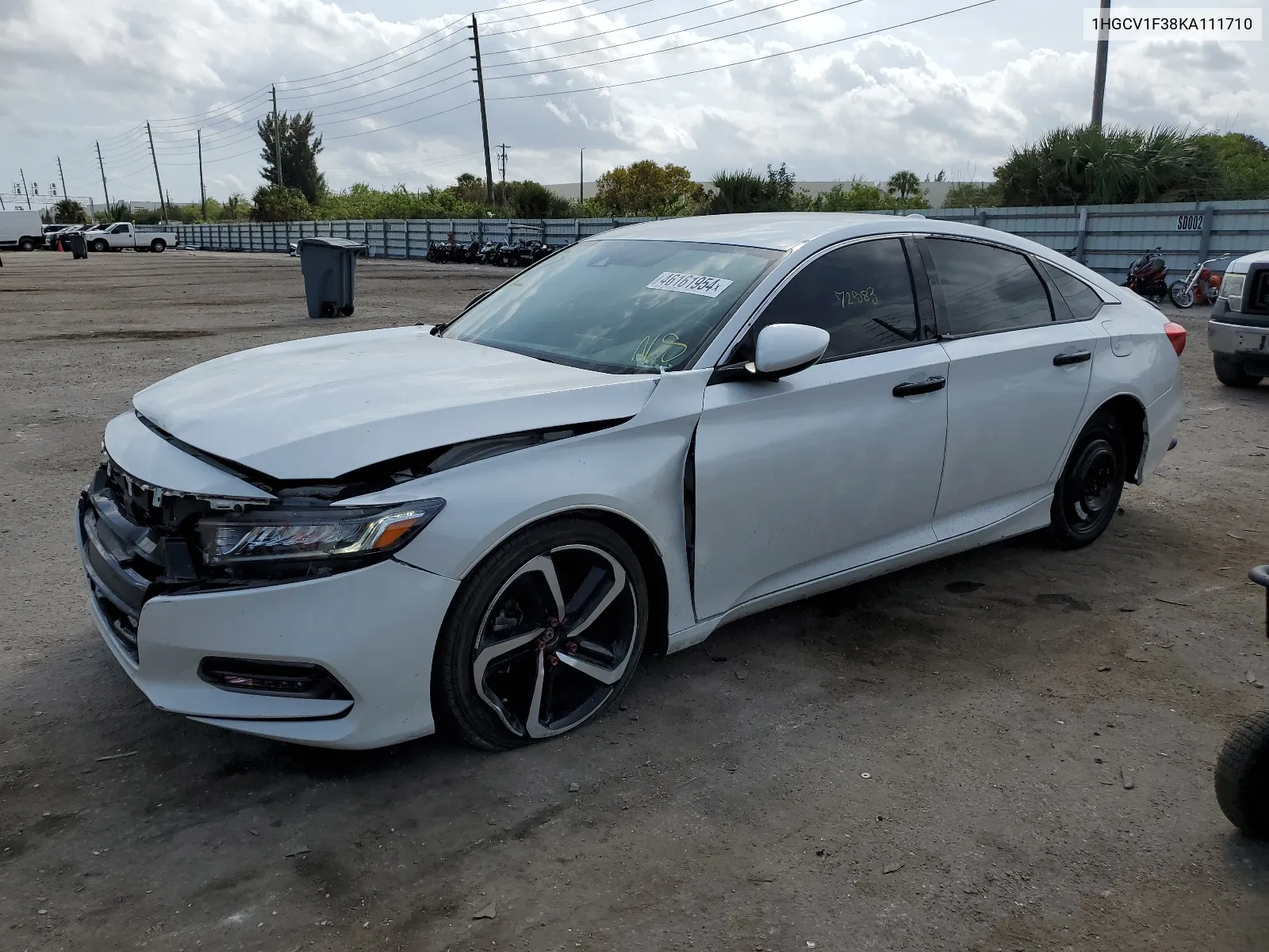 2019 Honda Accord Sport VIN: 1HGCV1F38KA111710 Lot: 46161954