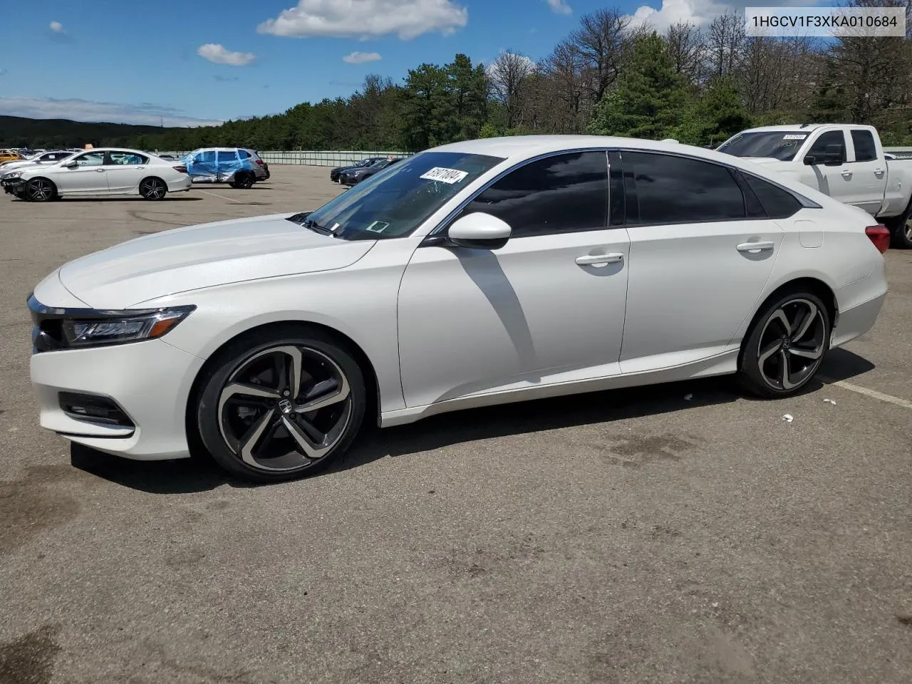 2019 Honda Accord Sport VIN: 1HGCV1F3XKA010684 Lot: 51971804