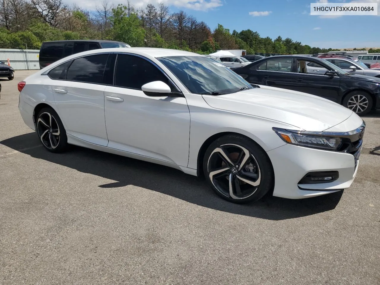 2019 Honda Accord Sport VIN: 1HGCV1F3XKA010684 Lot: 51971804