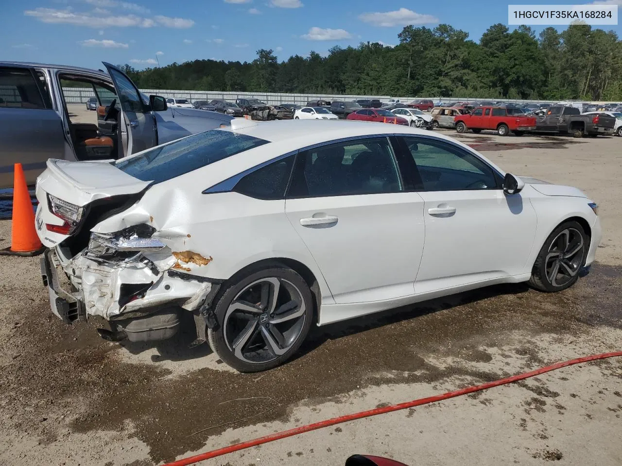 2019 Honda Accord Sport VIN: 1HGCV1F35KA168284 Lot: 52162054