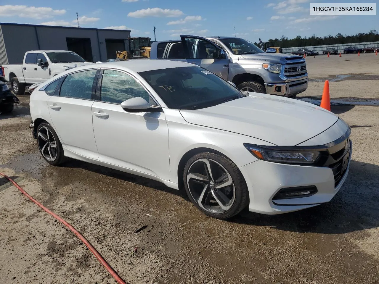 2019 Honda Accord Sport VIN: 1HGCV1F35KA168284 Lot: 52162054