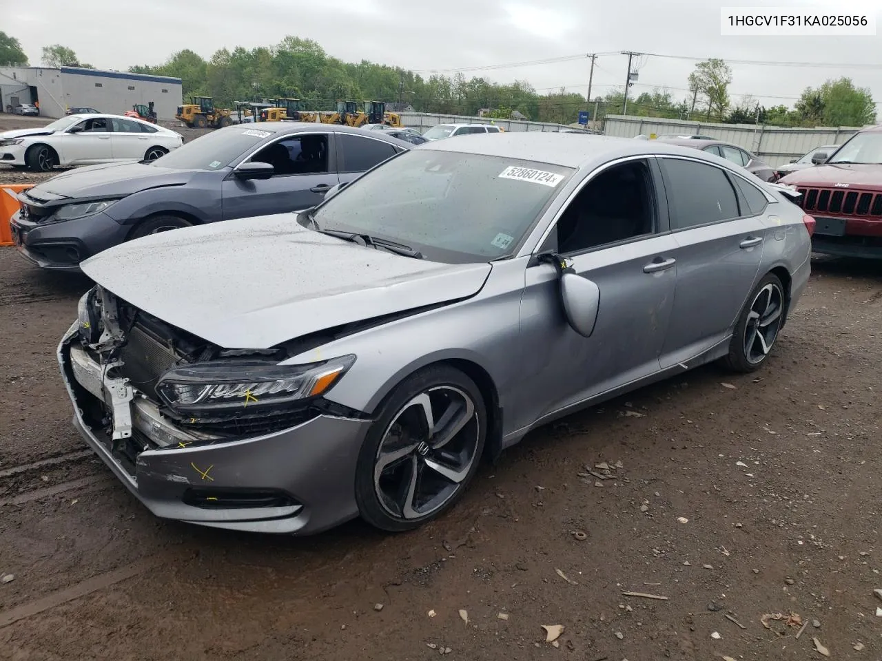 2019 Honda Accord Sport VIN: 1HGCV1F31KA025056 Lot: 52860124