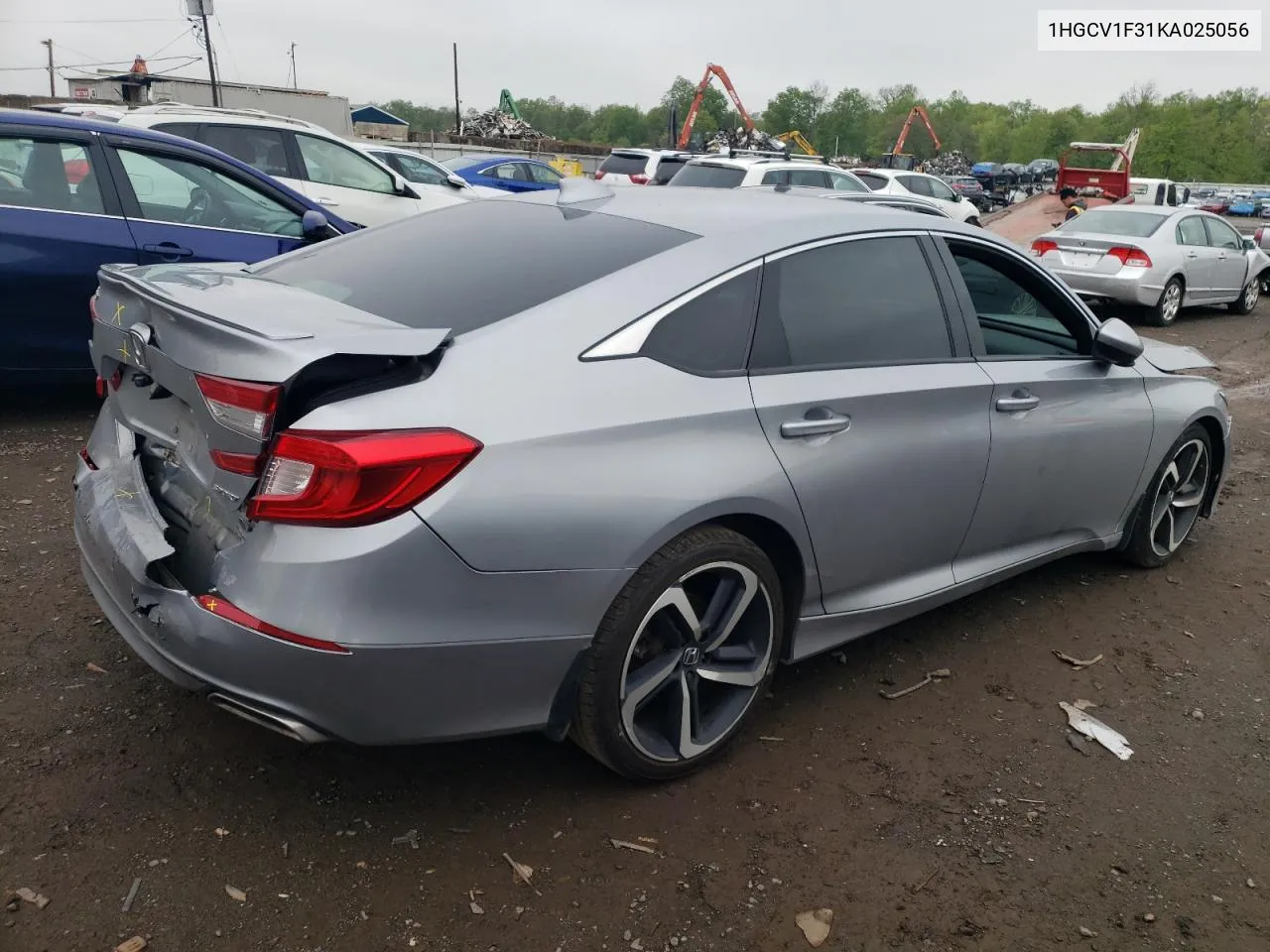 2019 Honda Accord Sport VIN: 1HGCV1F31KA025056 Lot: 52860124