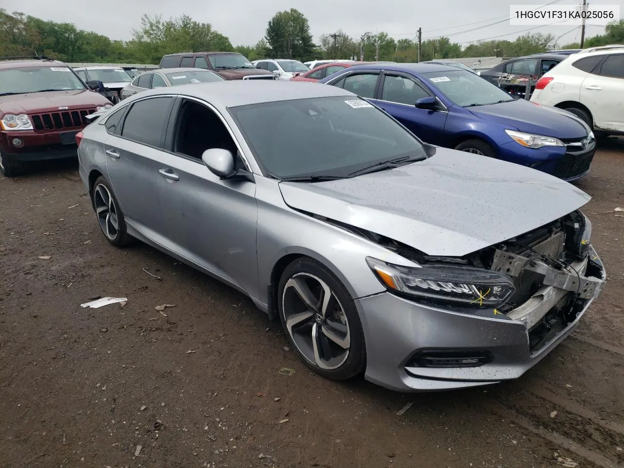 2019 Honda Accord Sport VIN: 1HGCV1F31KA025056 Lot: 52860124