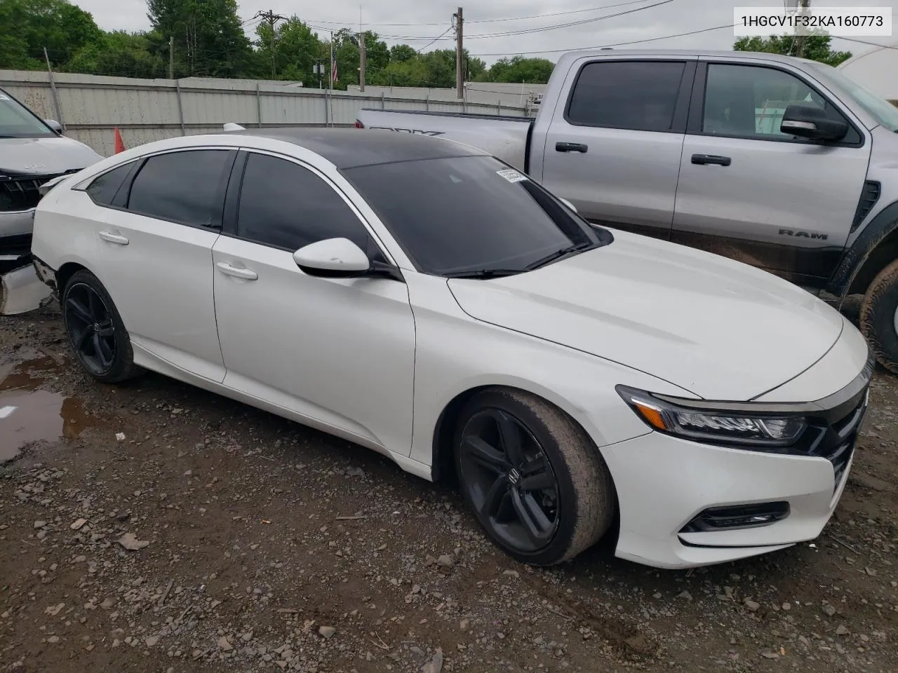 1HGCV1F32KA160773 2019 Honda Accord Sport