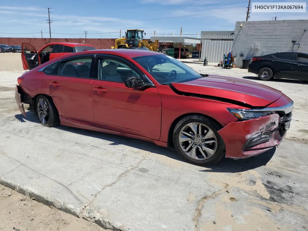 2019 Honda Accord Lx VIN: 1HGCV1F13KA067694 Lot: 53975904