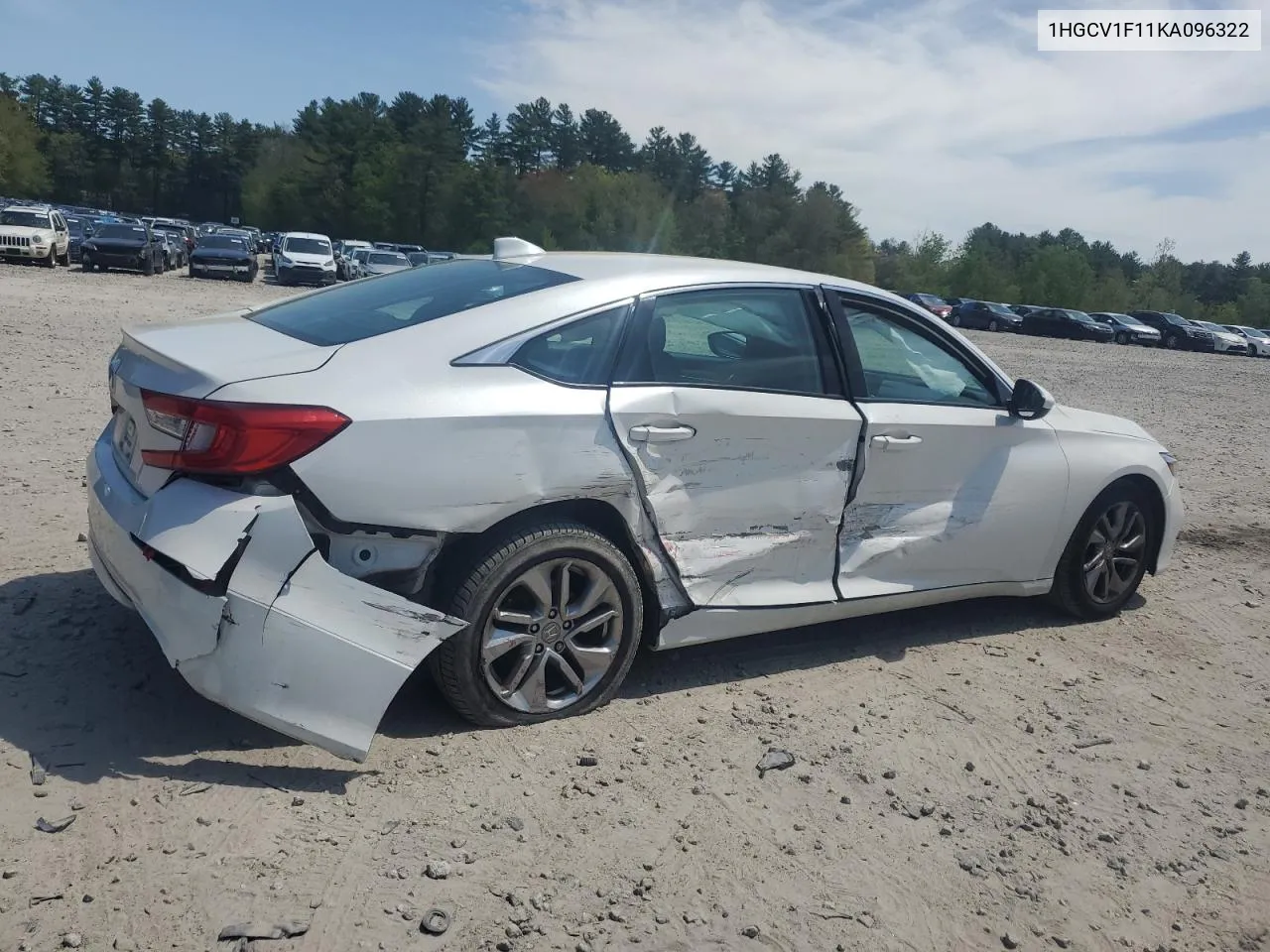 2019 Honda Accord Lx VIN: 1HGCV1F11KA096322 Lot: 54505834