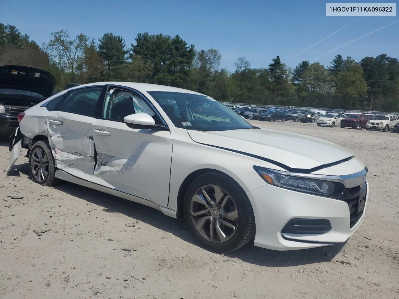 1HGCV1F11KA096322 2019 Honda Accord Lx