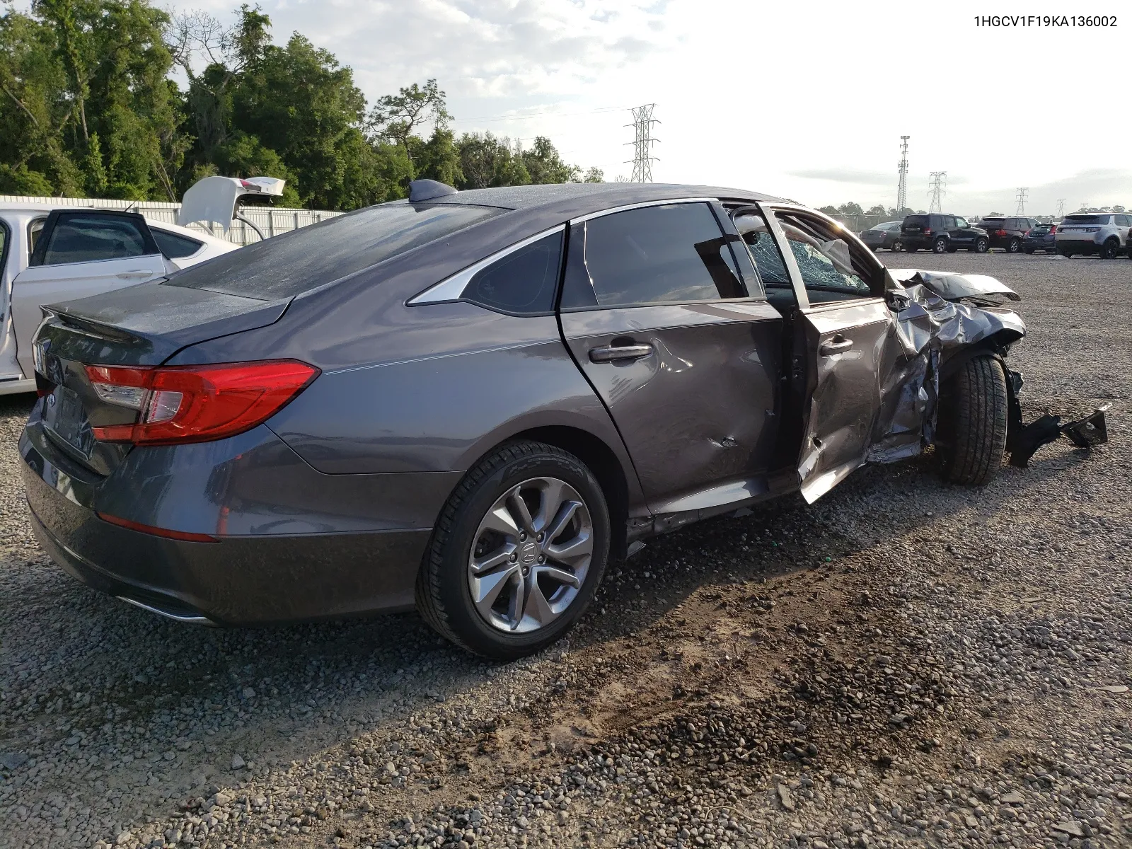 2019 Honda Accord Lx VIN: 1HGCV1F19KA136002 Lot: 55104784