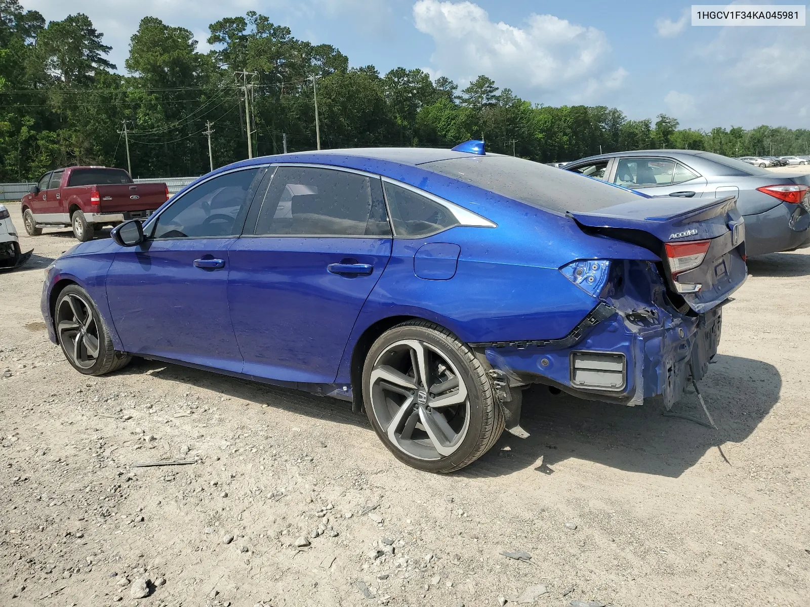 1HGCV1F34KA045981 2019 Honda Accord Sport