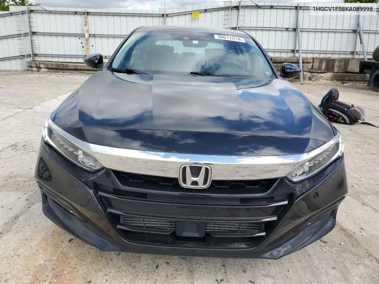 2019 Honda Accord Exl VIN: 1HGCV1F58KA089998 Lot: 56671914