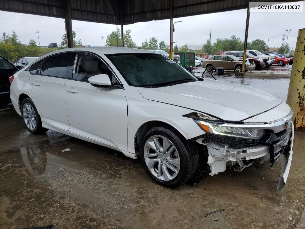 2019 Honda Accord Lx VIN: 1HGCV1F18KA143037 Lot: 66132294