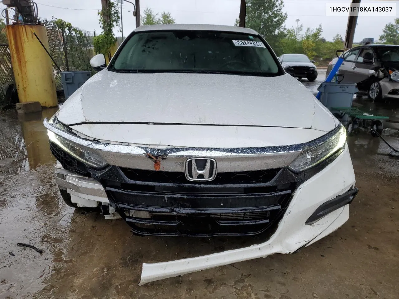 2019 Honda Accord Lx VIN: 1HGCV1F18KA143037 Lot: 66132294