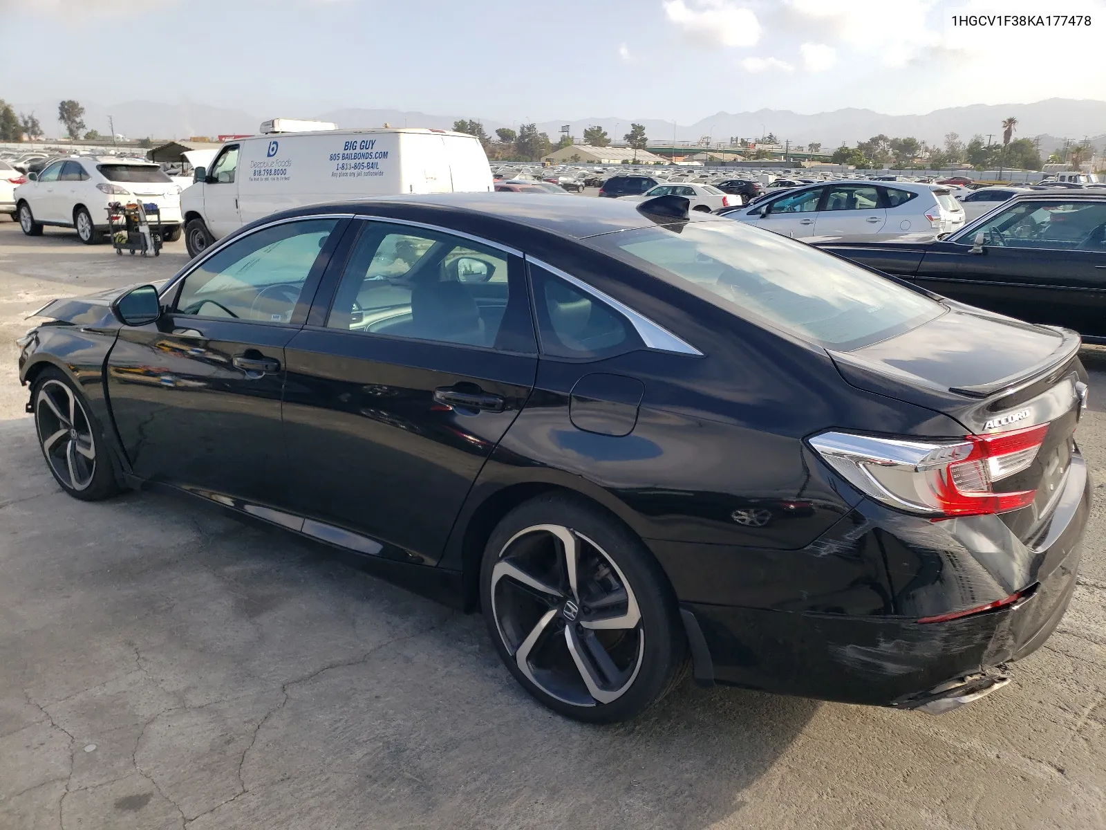 1HGCV1F38KA177478 2019 Honda Accord Sport