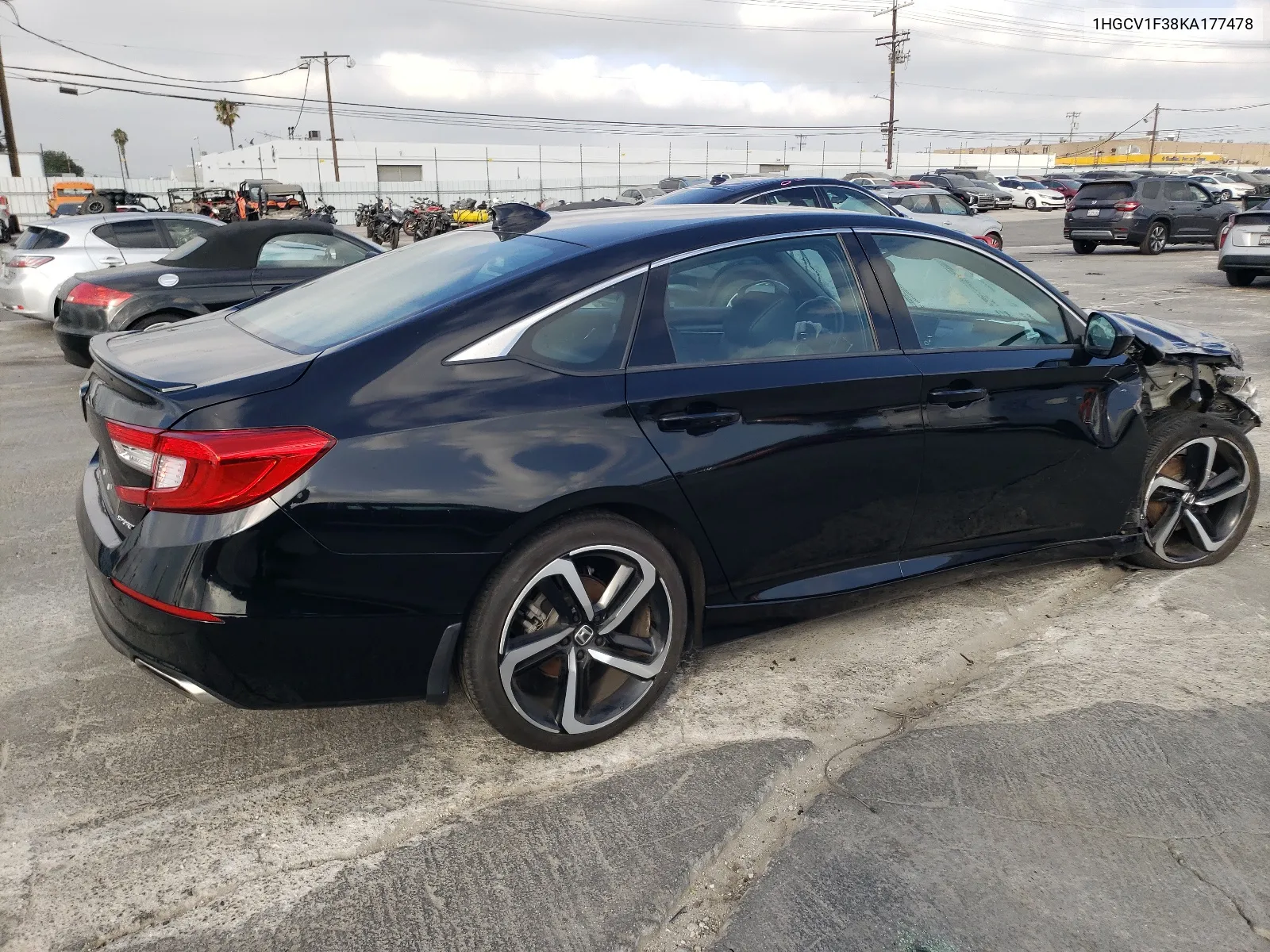 1HGCV1F38KA177478 2019 Honda Accord Sport