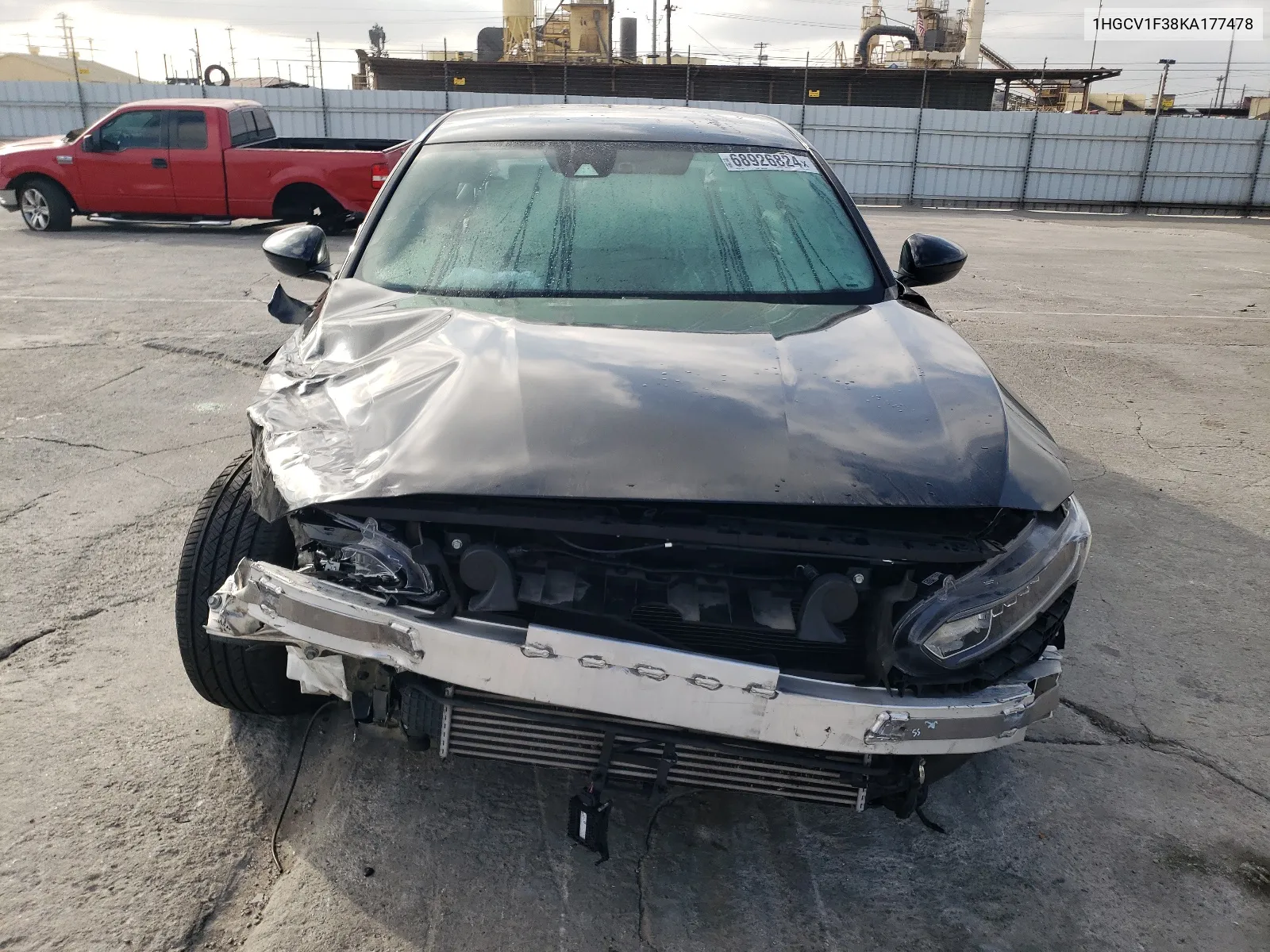 1HGCV1F38KA177478 2019 Honda Accord Sport