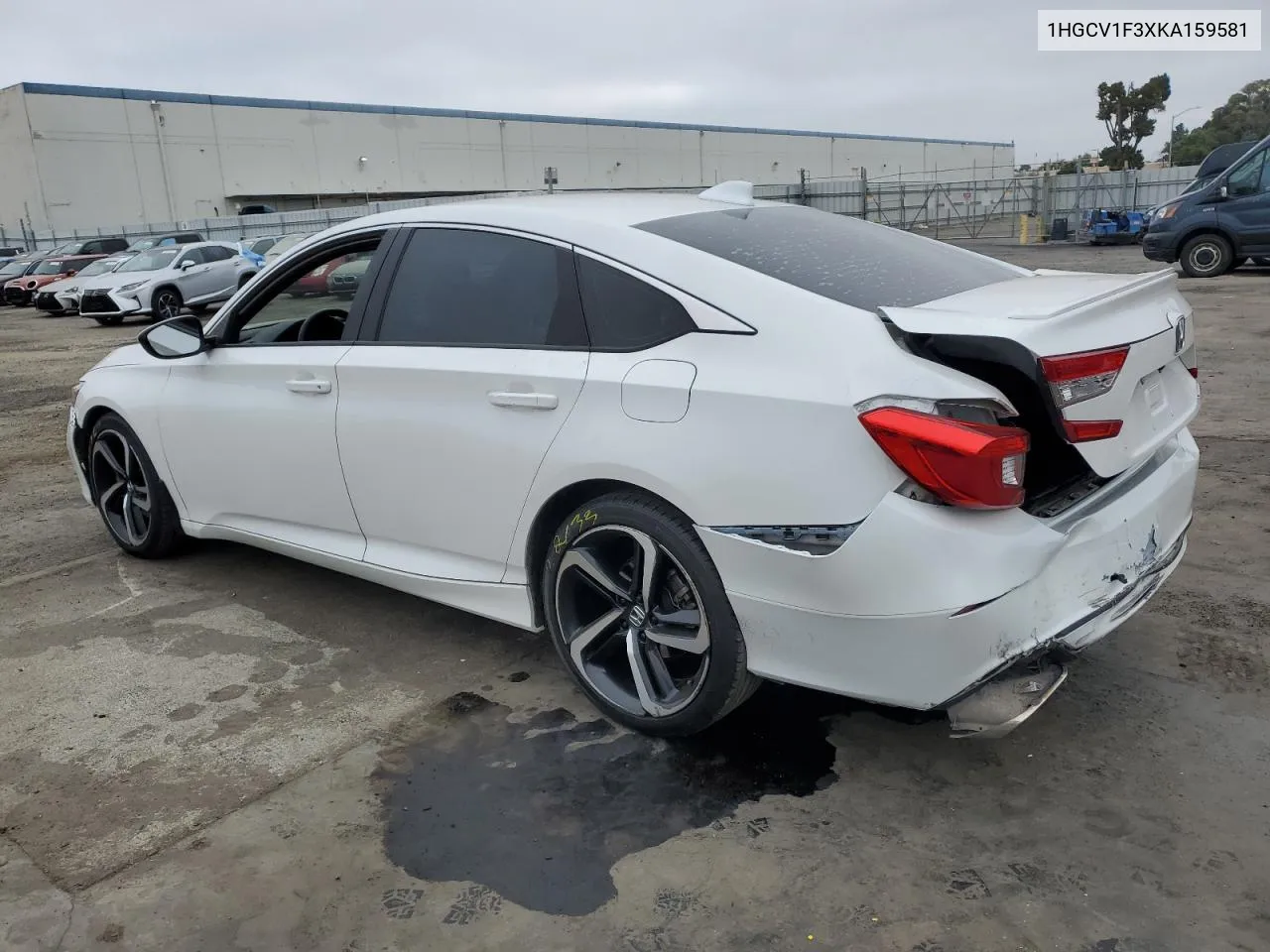 2019 Honda Accord Sport VIN: 1HGCV1F3XKA159581 Lot: 69612314