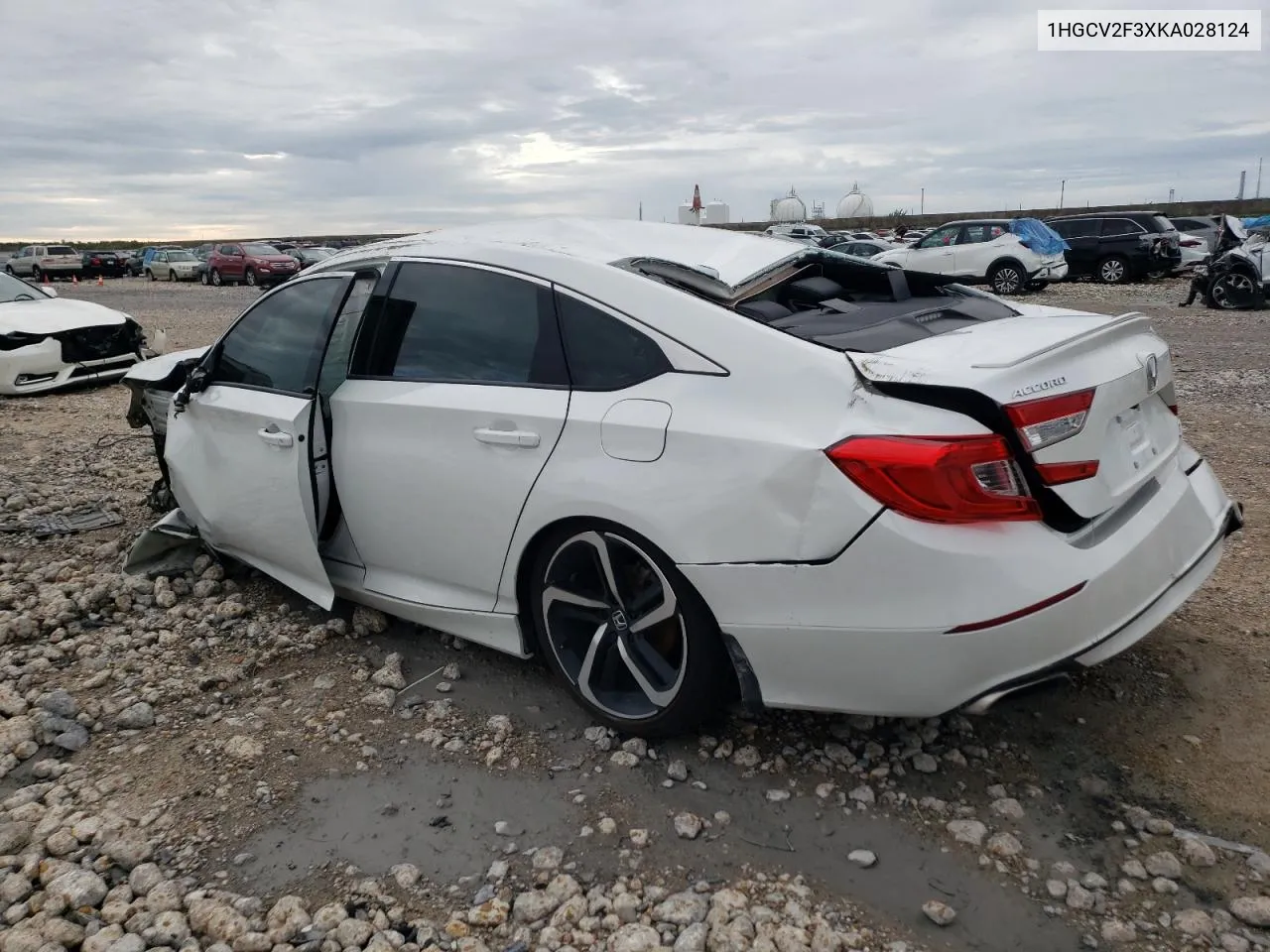 2019 Honda Accord Sport VIN: 1HGCV2F3XKA028124 Lot: 70460044