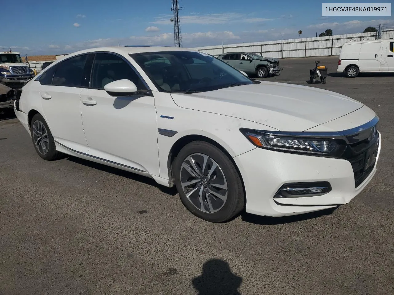 2019 Honda Accord Hybrid Ex VIN: 1HGCV3F48KA019971 Lot: 71806374