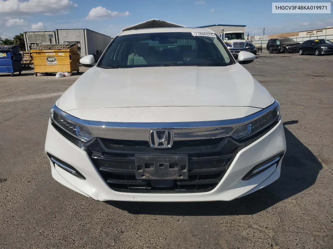 2019 Honda Accord Hybrid Ex VIN: 1HGCV3F48KA019971 Lot: 71806374