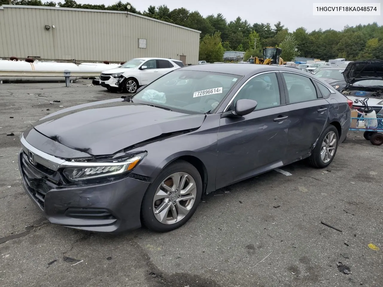 2019 Honda Accord Lx VIN: 1HGCV1F18KA048574 Lot: 72896614