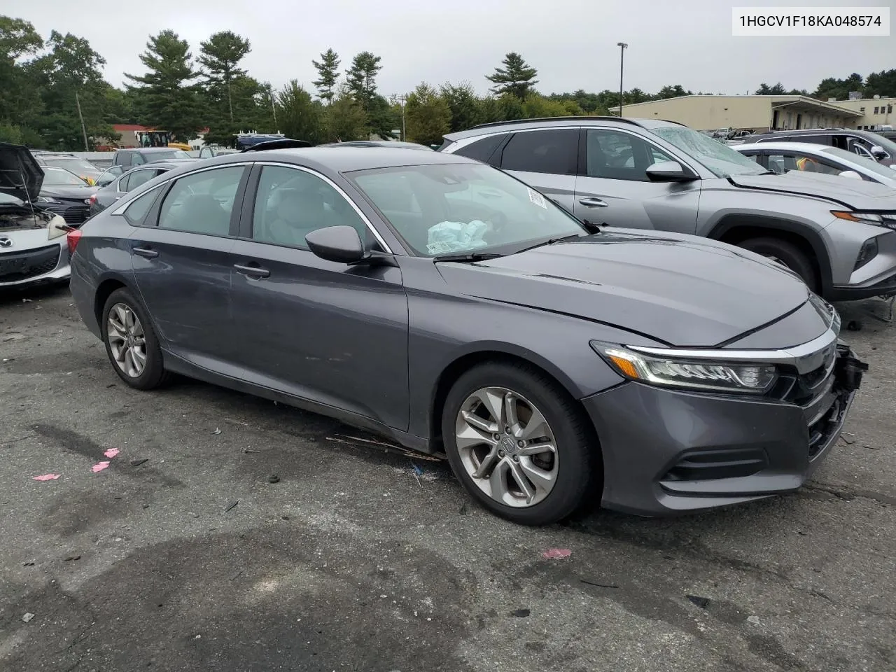 2019 Honda Accord Lx VIN: 1HGCV1F18KA048574 Lot: 72896614