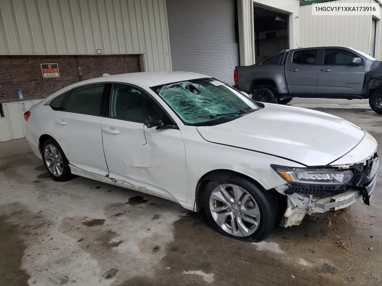 1HGCV1F1XKA173916 2019 Honda Accord Lx