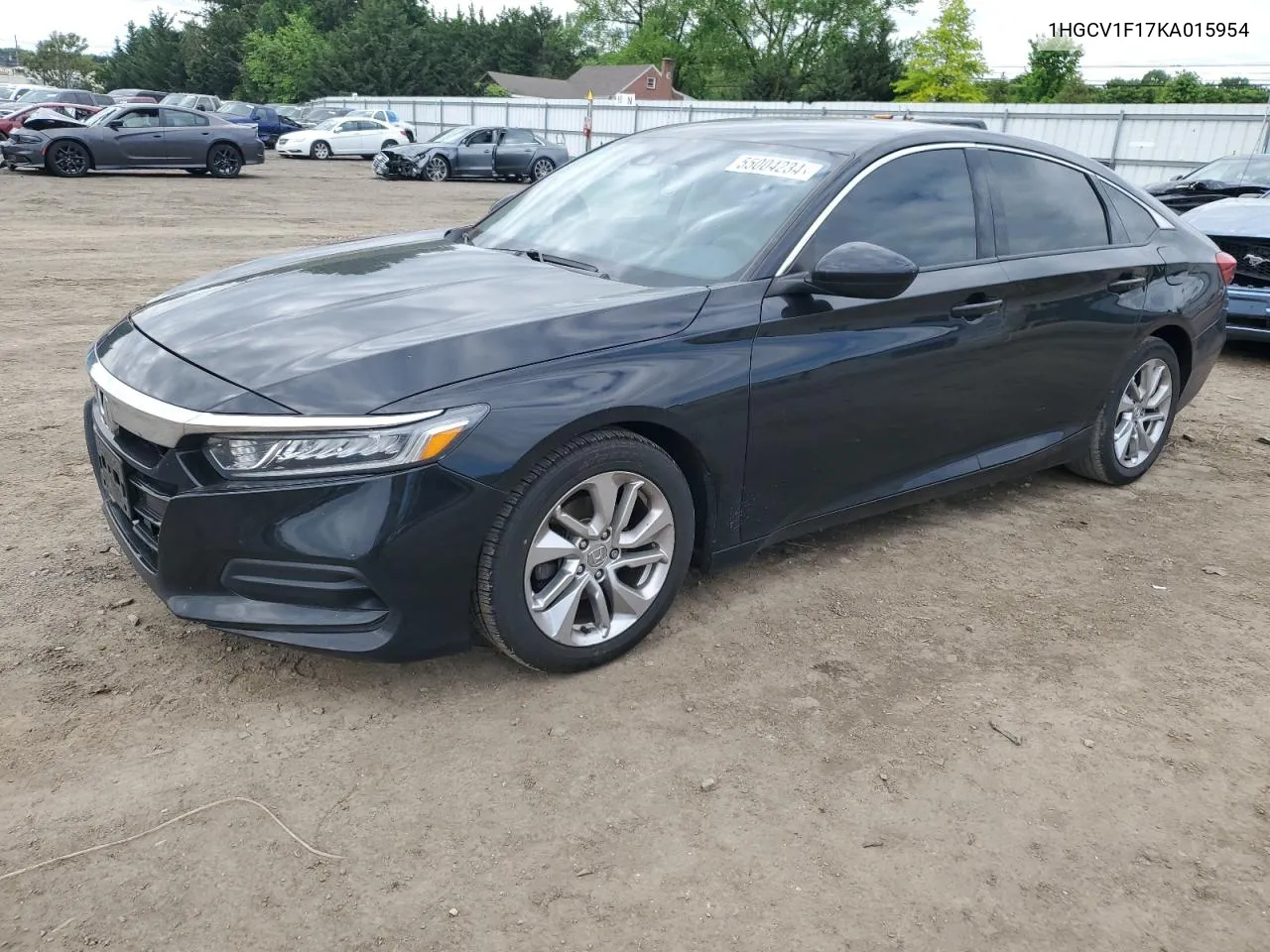 2019 Honda Accord Lx VIN: 1HGCV1F17KA015954 Lot: 73457254