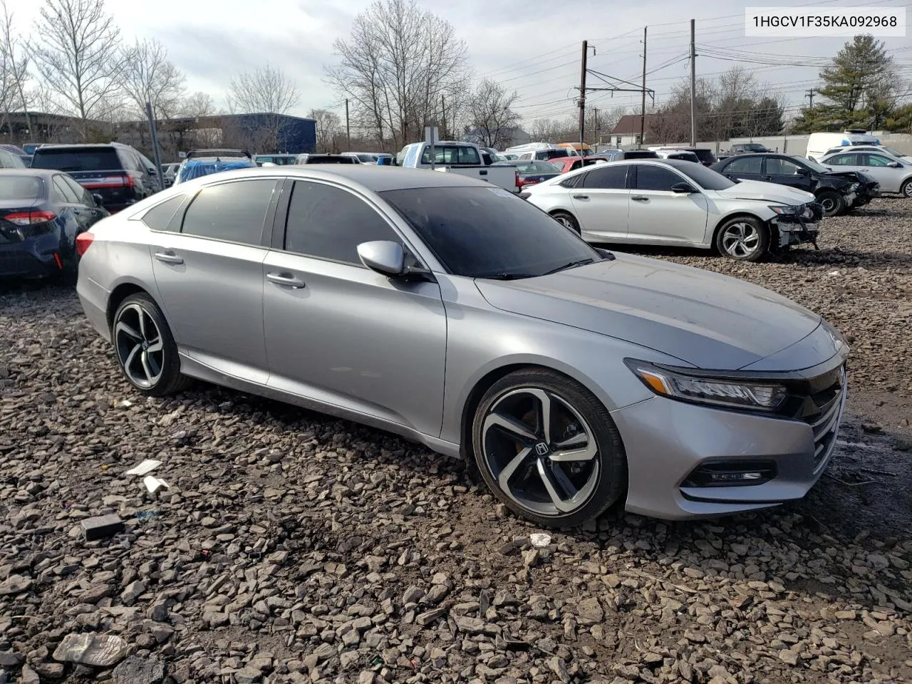 1HGCV1F35KA092968 2019 Honda Accord Sport