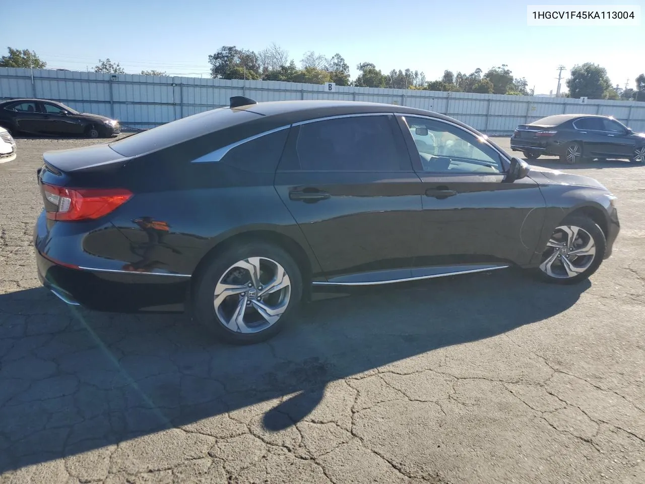 2019 Honda Accord Ex VIN: 1HGCV1F45KA113004 Lot: 73496414