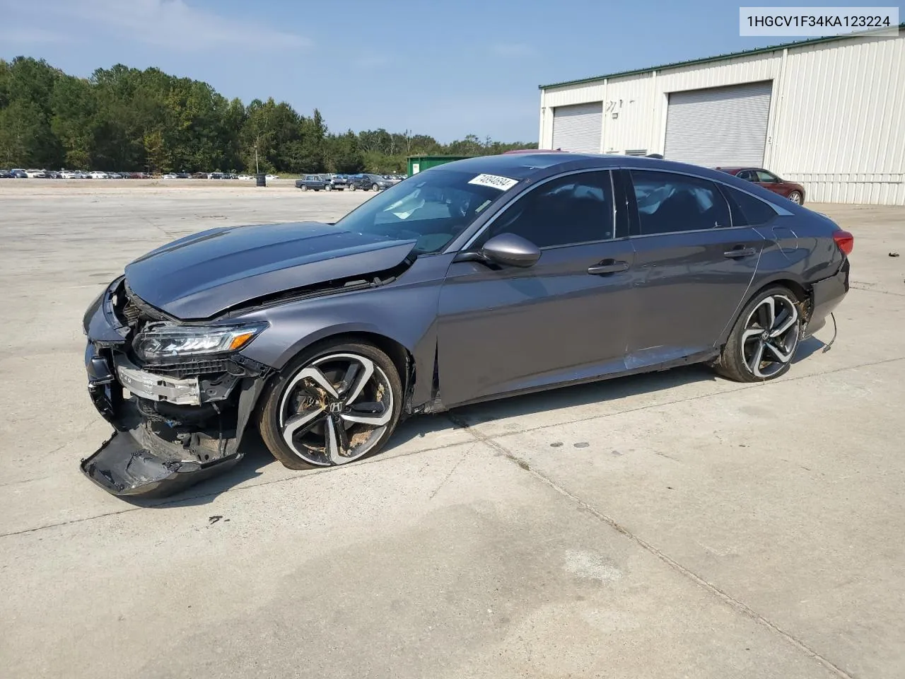 2019 Honda Accord Sport VIN: 1HGCV1F34KA123224 Lot: 74894694