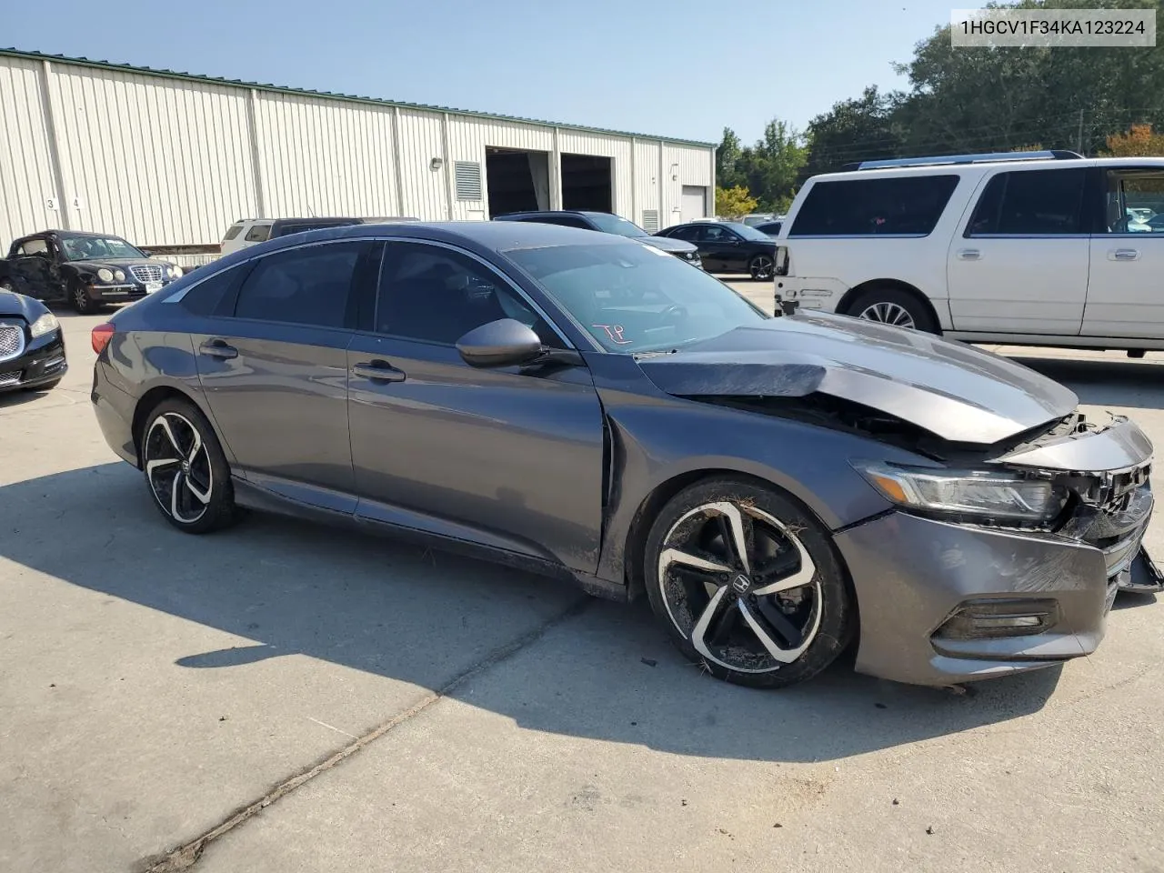 2019 Honda Accord Sport VIN: 1HGCV1F34KA123224 Lot: 74894694