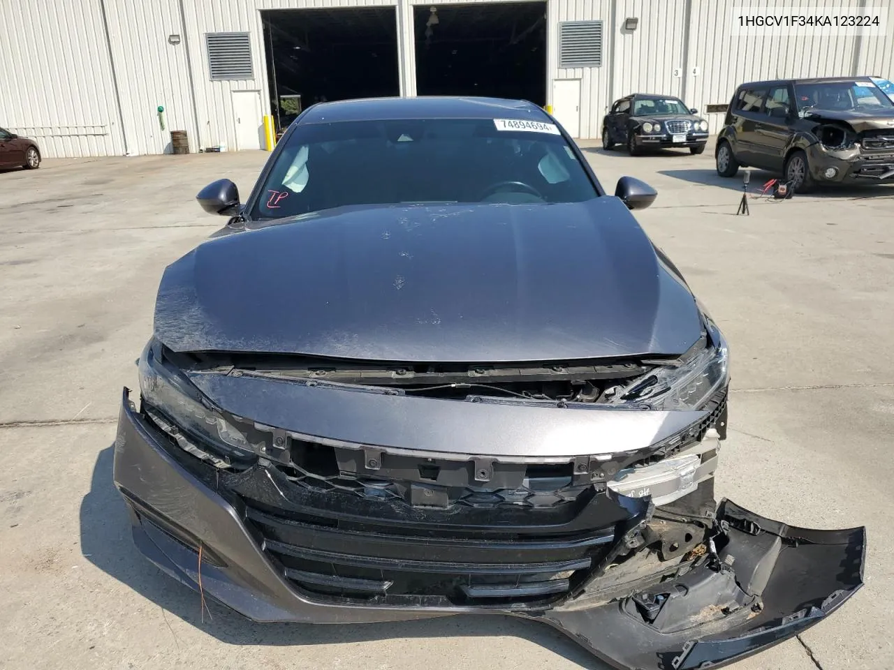 2019 Honda Accord Sport VIN: 1HGCV1F34KA123224 Lot: 74894694